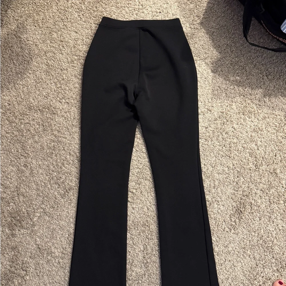 Black boot cut women’s pants - Picture 3 of 3